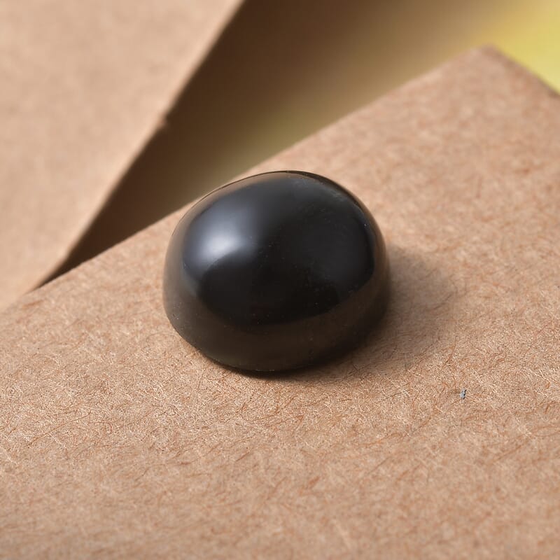 Black Star Diopside (Rnd 11 mm) 5.93 ctw Loose Gemstone