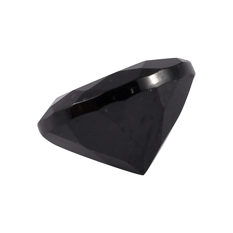 Australian Black Tourmaline Set of 2 (Rnd 6 mm) 1.65 ctw Loose Gemstone