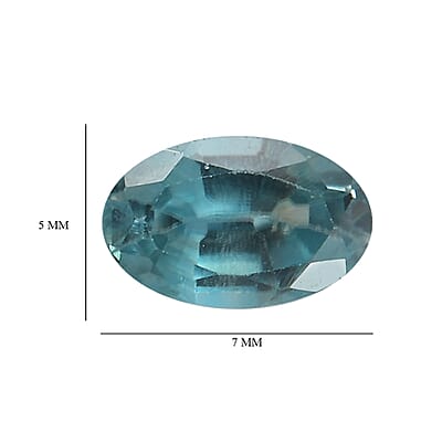 AA Blue Zircon Set of 2 (Ovl 6x4 mm) 0.67 ctw Loose Gemstone