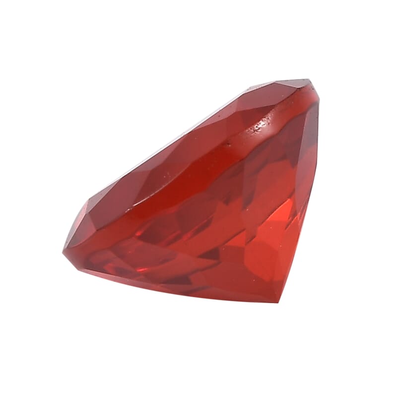 Jalisco Fire Opal (Rnd 7 mm) 0.86 ctw Loose Gemstone