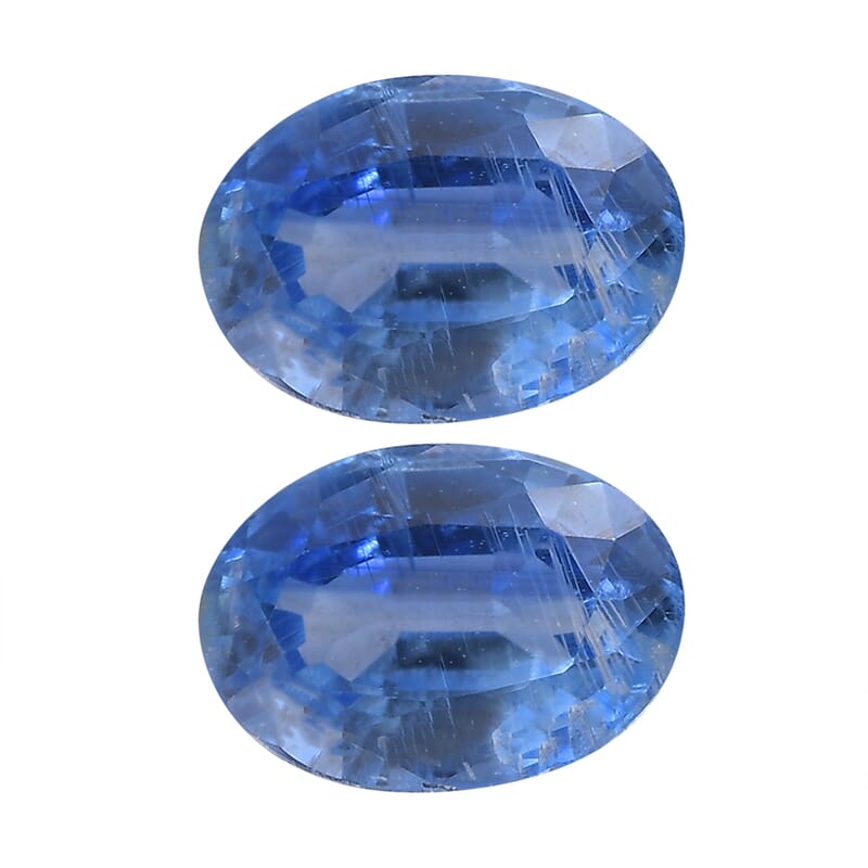 Kashmir Kyanite Set of 2 (Ovl 7x5 mm) 2.15 ctw Loose Gemstone