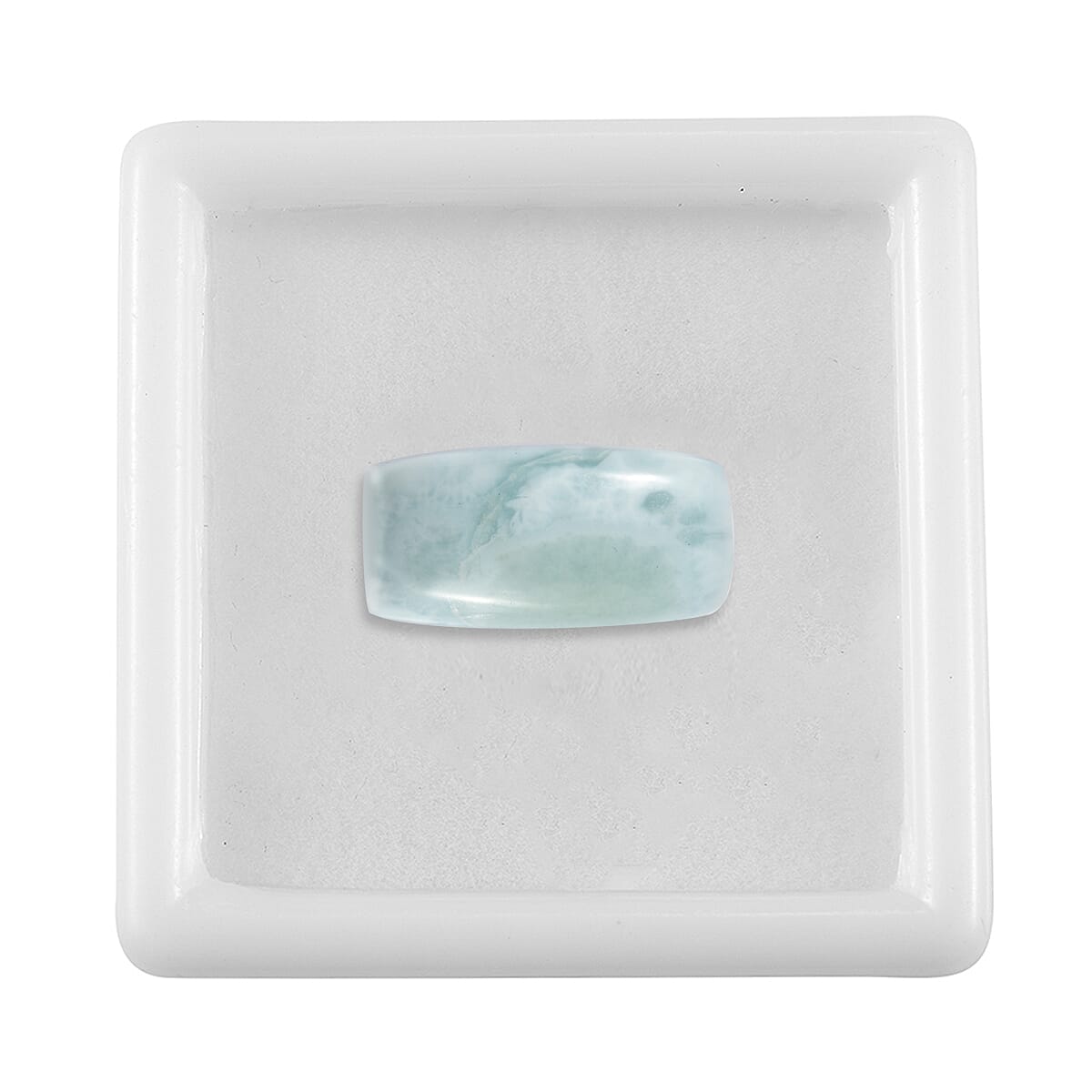 Larimar (Cush 14x7 mm) 3.80 ctw Loose Gemstone