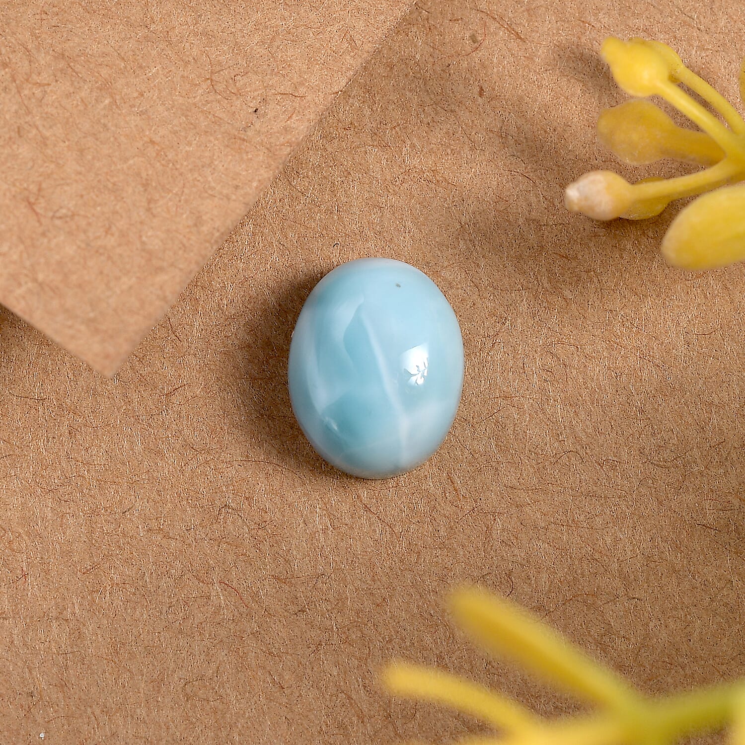 Larimar (Ovl 10x8 mm) 2.72 ctw Loose Gemstone