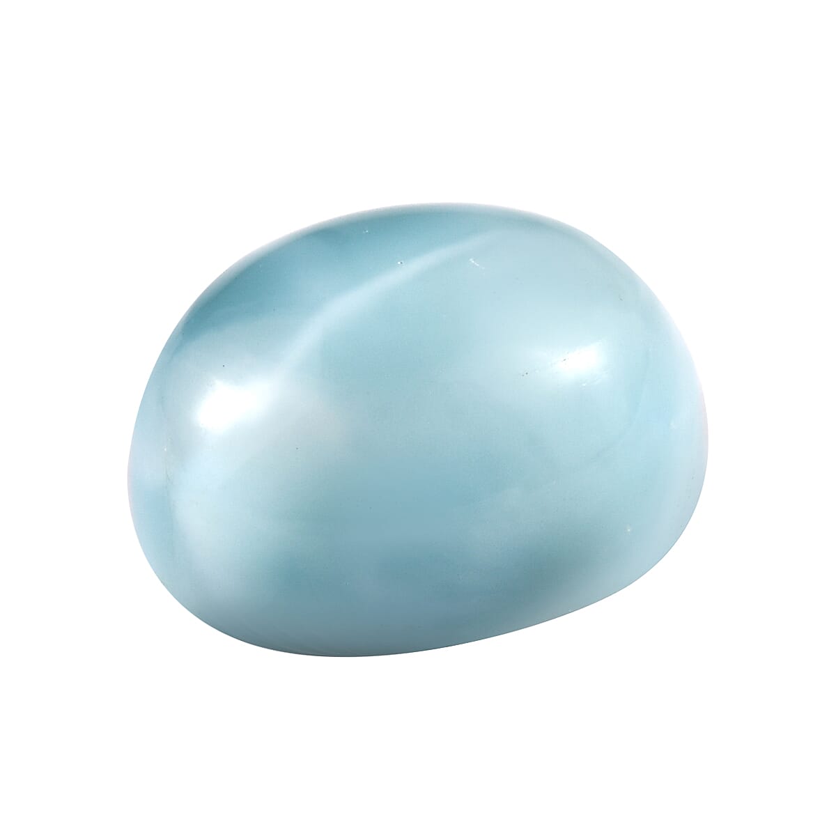 Larimar (Ovl 10x8 mm) 2.72 ctw Loose Gemstone