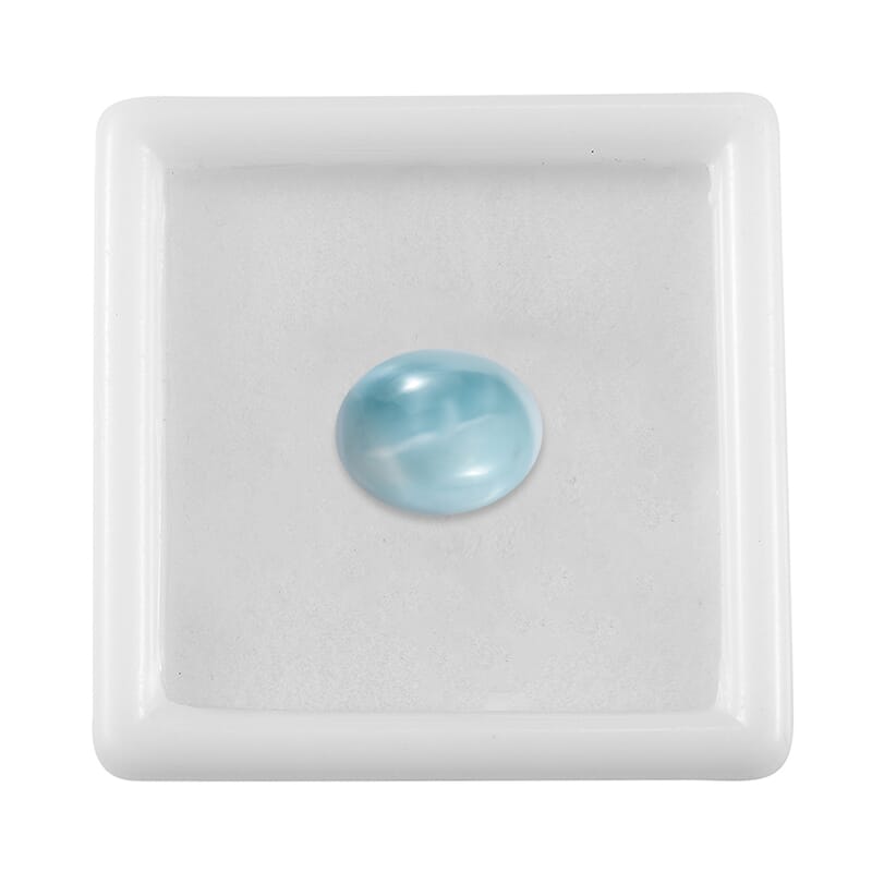 Larimar (Ovl 10x8 mm) 2.72 ctw Loose Gemstone