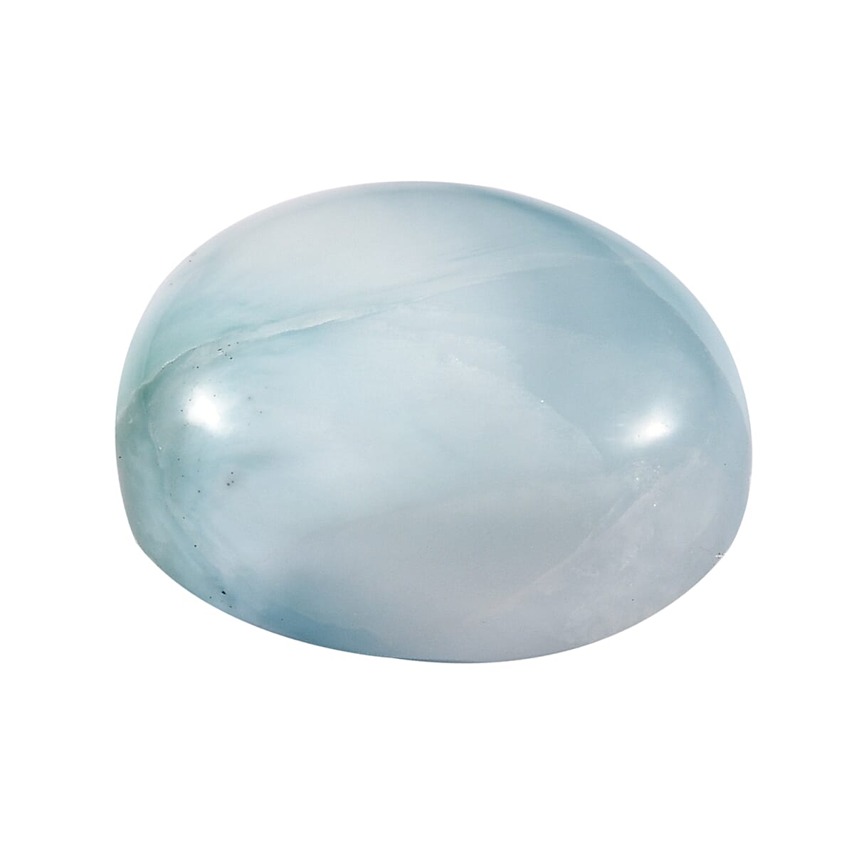 Larimar (Ovl 11x8 mm) 3.41 ctw Loose Gemstone