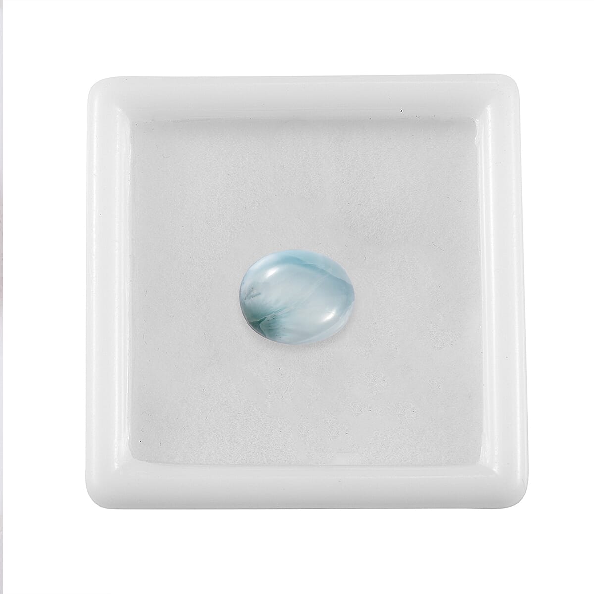 Larimar (Ovl 11x8 mm) 3.41 ctw Loose Gemstone