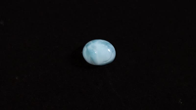 AAA Larimar (Ovl 9x7 mm) 1.90 ctw Loose Gemstone