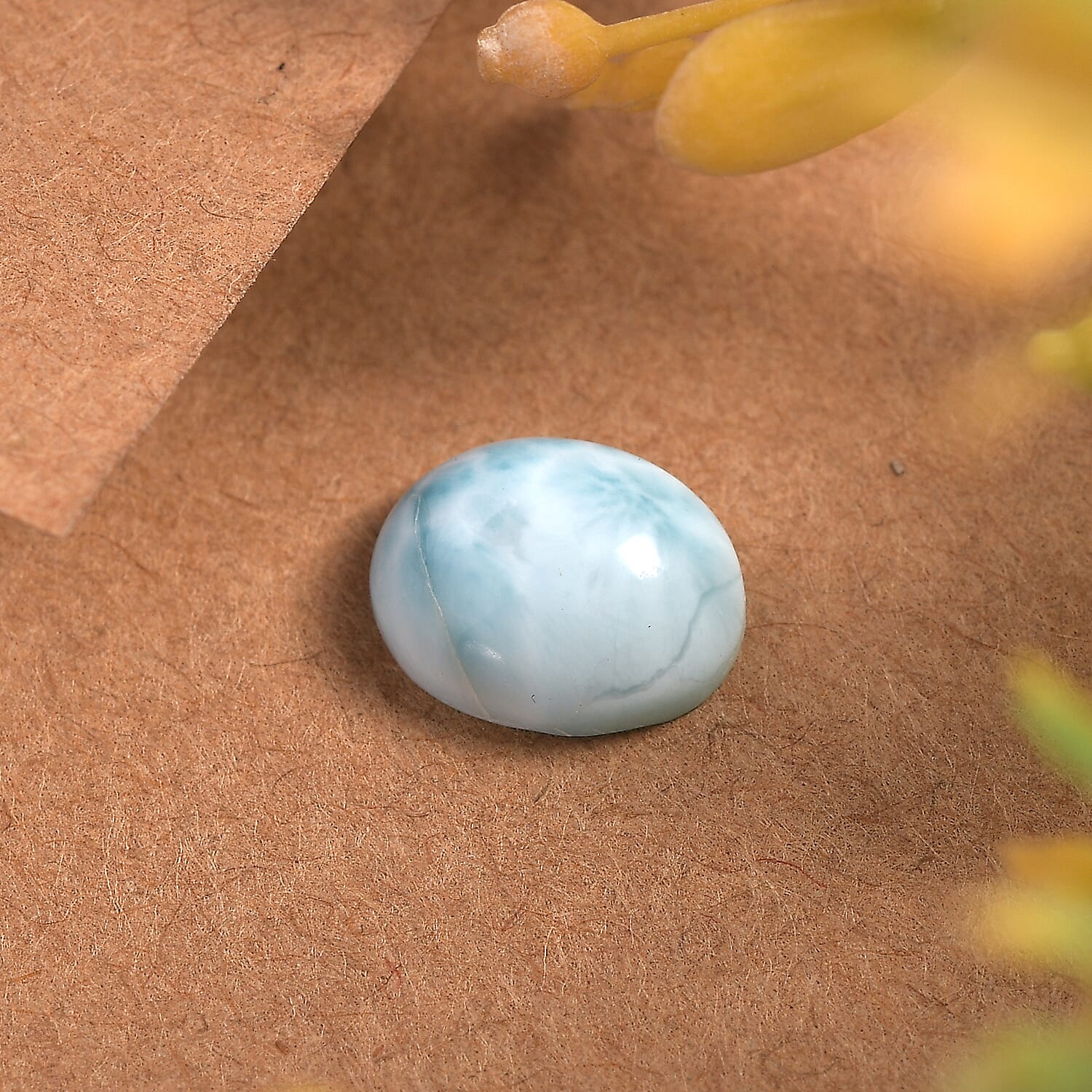 AAA Larimar (Ovl 9x7 mm) 1.90 ctw Loose Gemstone