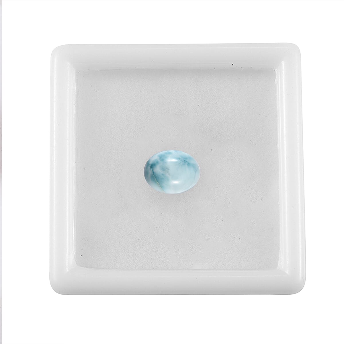 AAA Larimar (Ovl 9x7 mm) 1.90 ctw Loose Gemstone