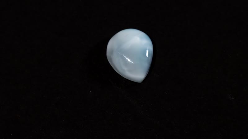 Larimar (Pear 12x10 mm) 4.46 ctw Loose Gemstone