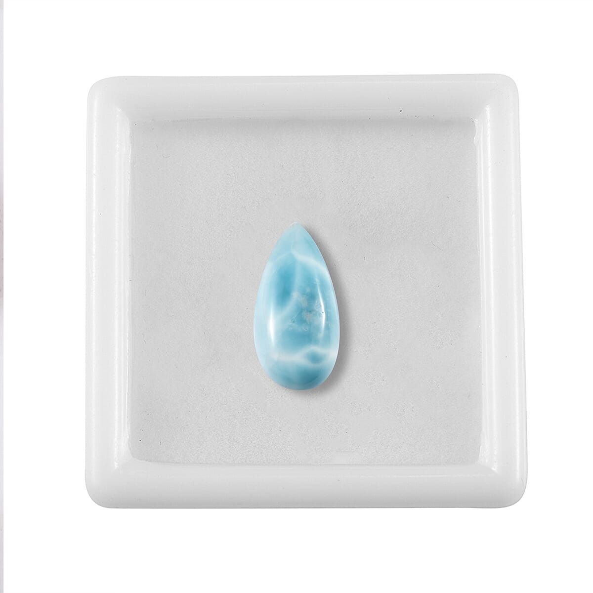 Larimar (Pear 16x8 mm) 4.64 ctw Loose Gemstone