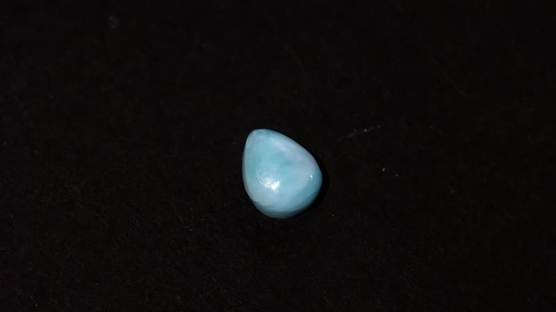 Larimar (Pear 9x7 mm) 1.64 ctw Loose Gemstone
