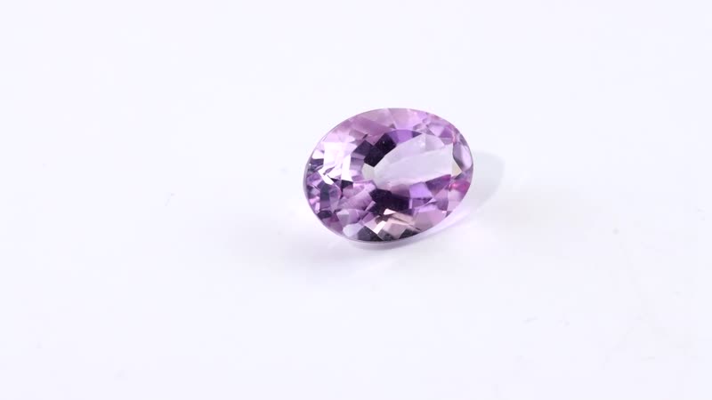 Rose De France Amethyst (Ovl 14x10 mm) 4.49 ctw Loose Gemstone