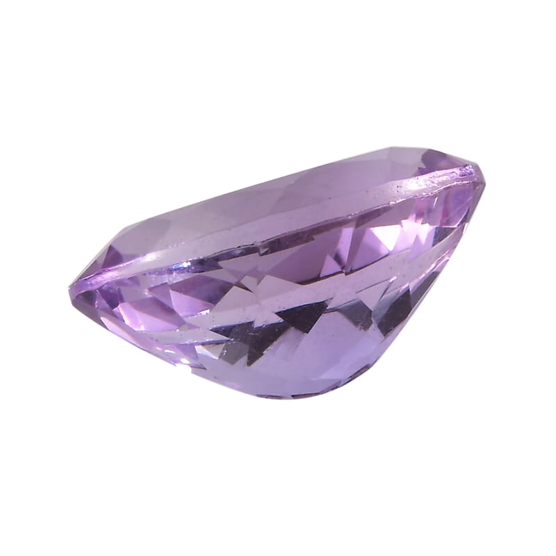 Rose De France Amethyst (Ovl 14x10 mm) 4.49 ctw Loose Gemstone