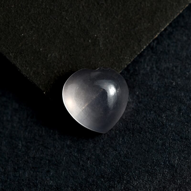 Galilea Rose Quartz (Hrt 7 mm) 1.47 ctw Loose Gemstone