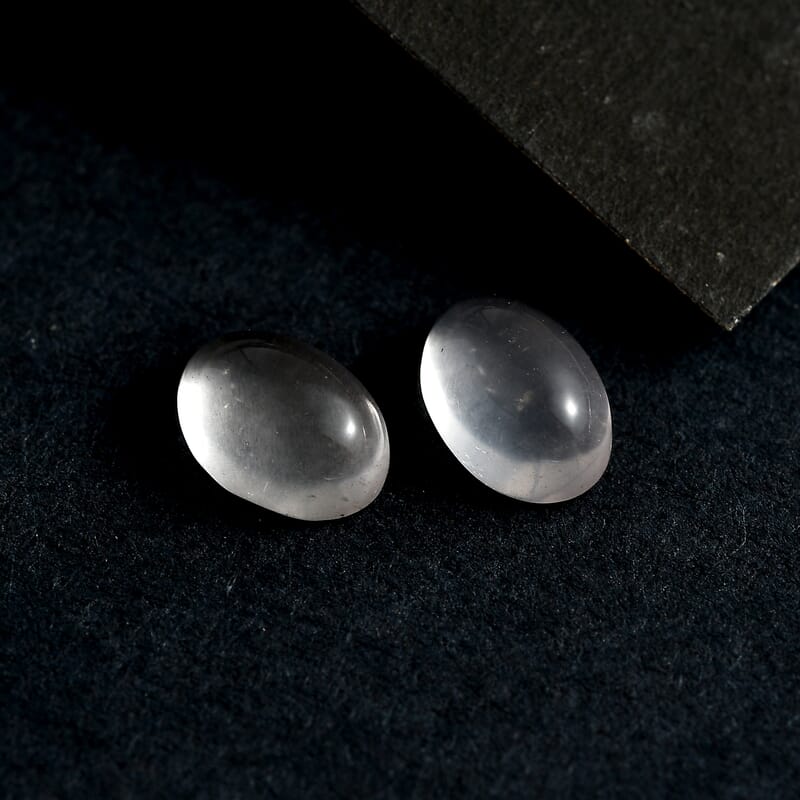 Galilea Rose Quartz Set of 2 (Ovl 7x5 mm) 1.69 ctw Loose Gemstone