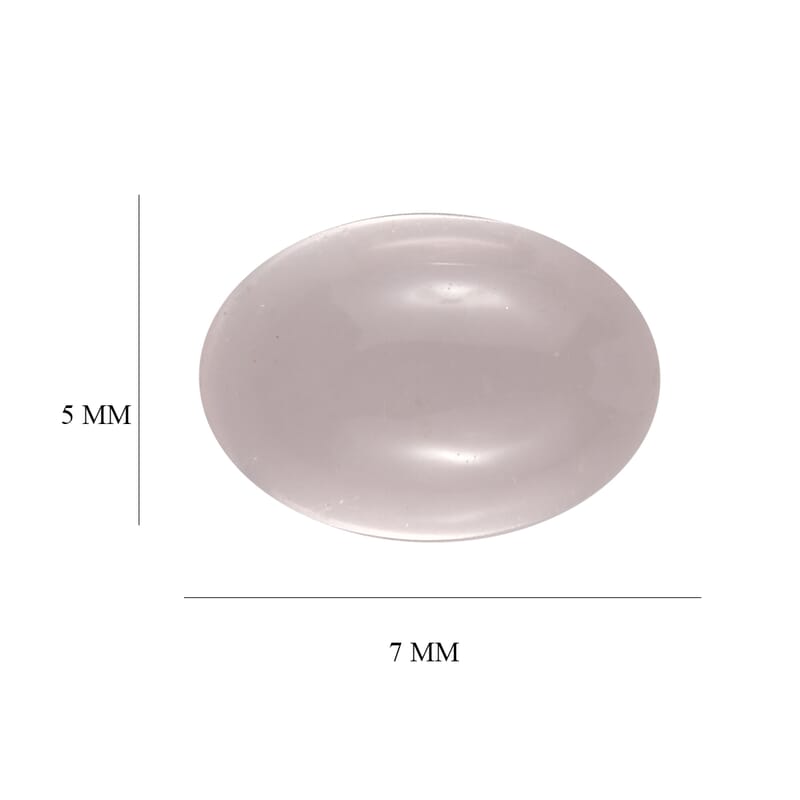Galilea Rose Quartz Set of 2 (Ovl 7x5 mm) 1.69 ctw Loose Gemstone