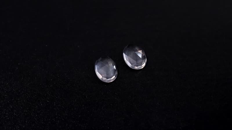 AA Galilea Rose Quartz Set of 2 (Ovl 8x6 mm) 2.18 ctw Loose Gemstone