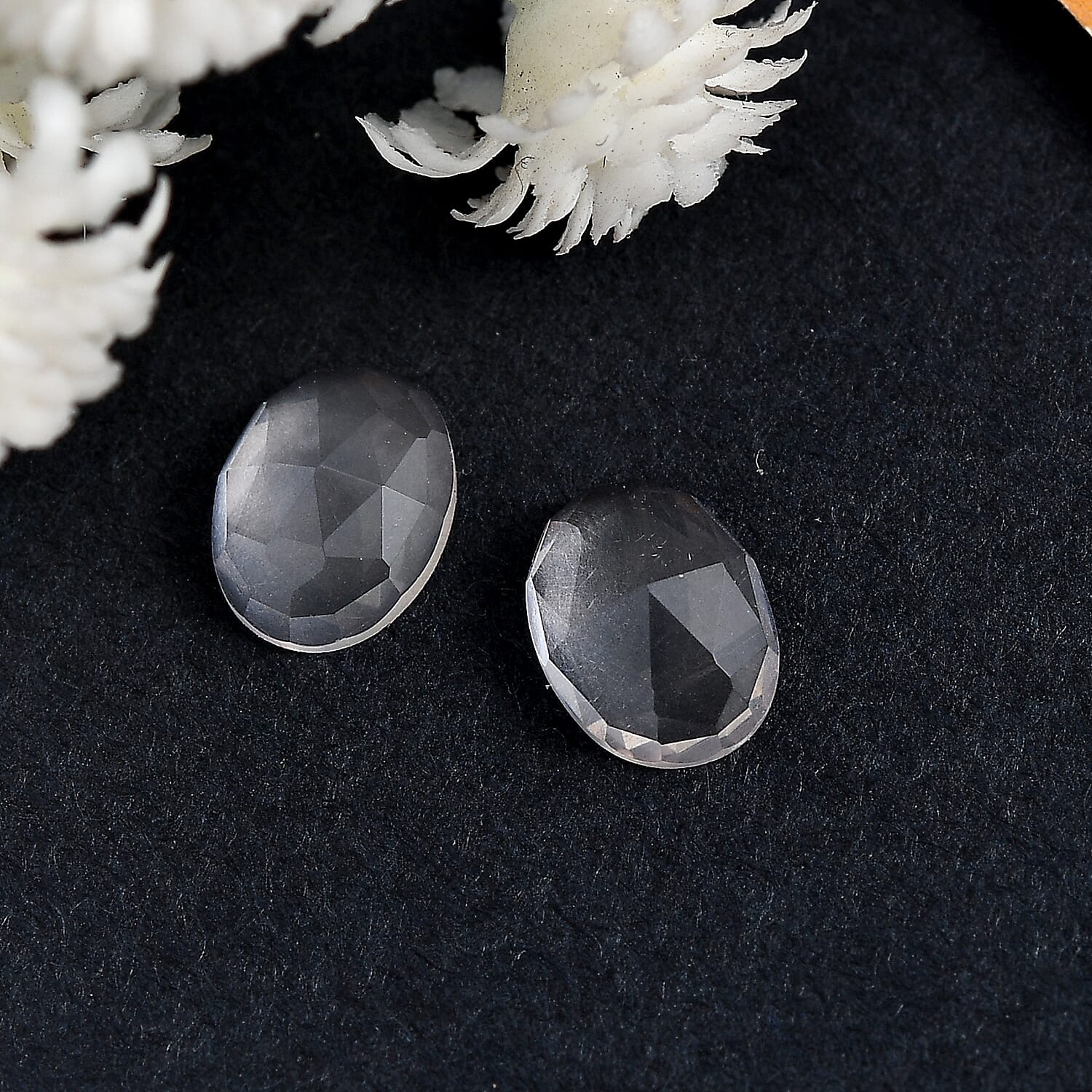 AA Galilea Rose Quartz Set of 2 (Ovl 8x6 mm) 2.18 ctw Loose Gemstone