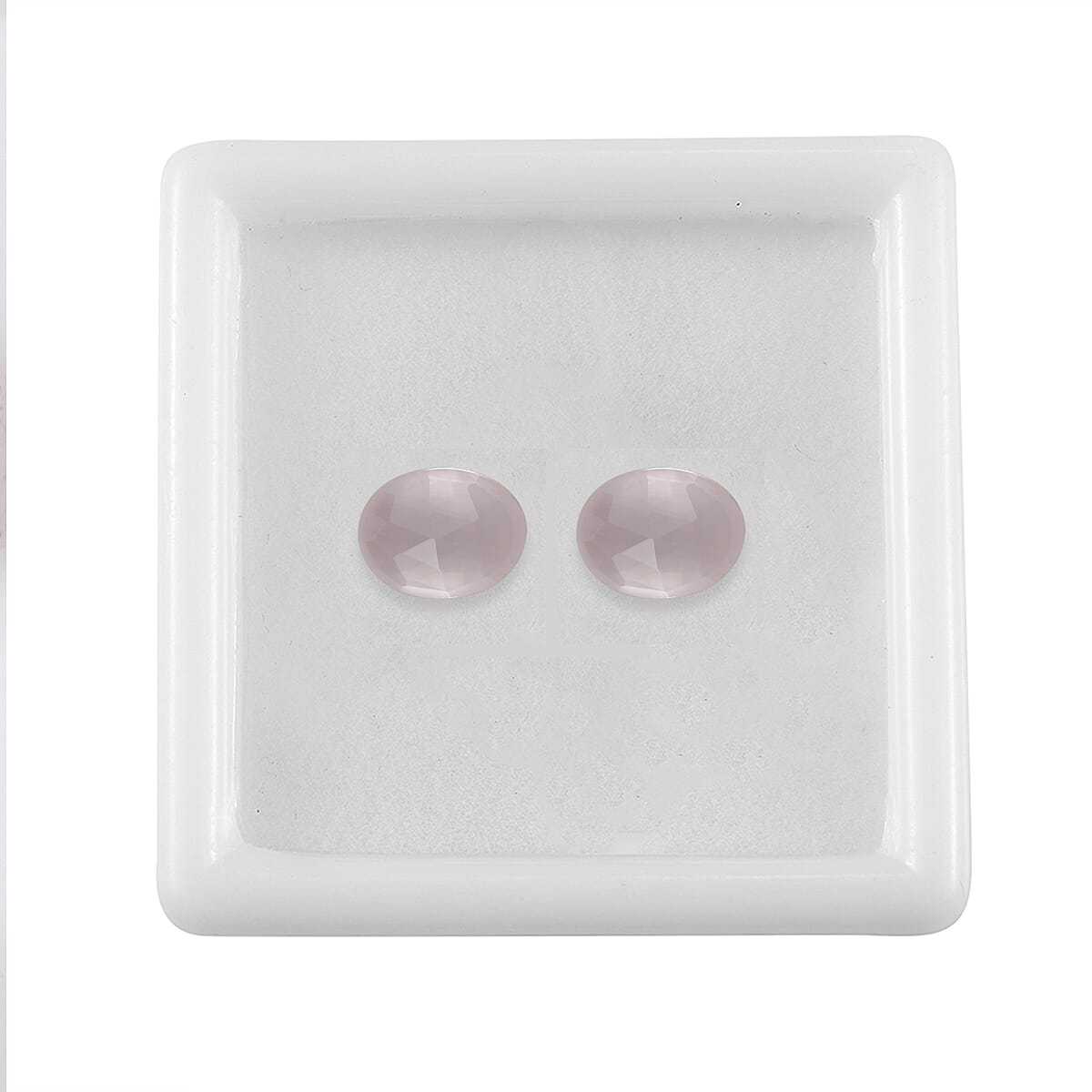 AA Galilea Rose Quartz Set of 2 (Ovl 8x6 mm) 2.18 ctw Loose Gemstone