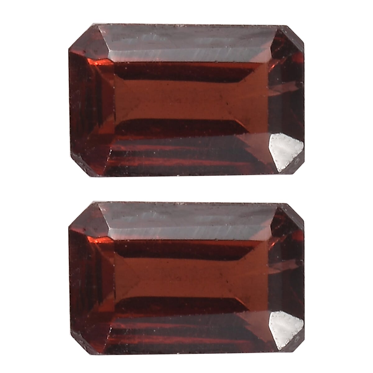 Mozambique Garnet Set of 2 (Oct 6x4 mm) 1.49 ctw Loose Gemstone