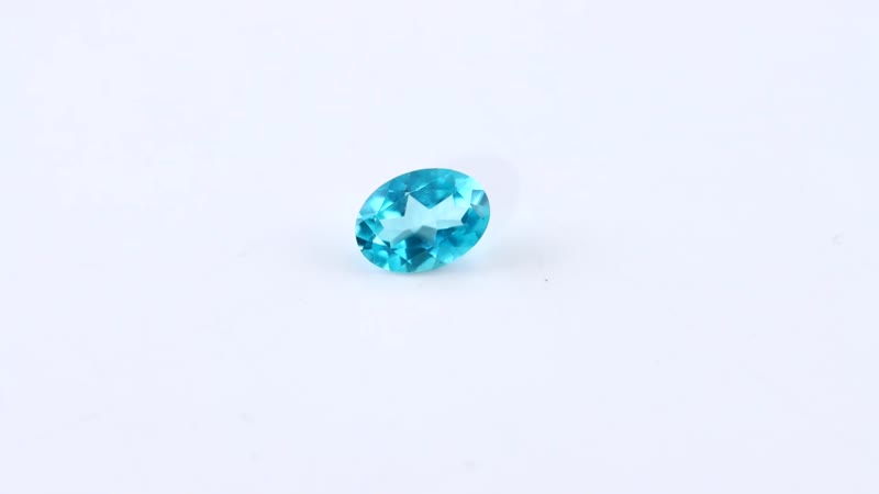 Paraiba Topaz (7x5 mm) 0.80 ctw Loose Gemstone