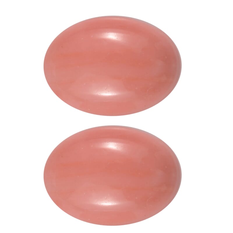 Peach Opal Set of 2 (Ovl 7x5 mm) 1.09 ctw Loose Gemstone