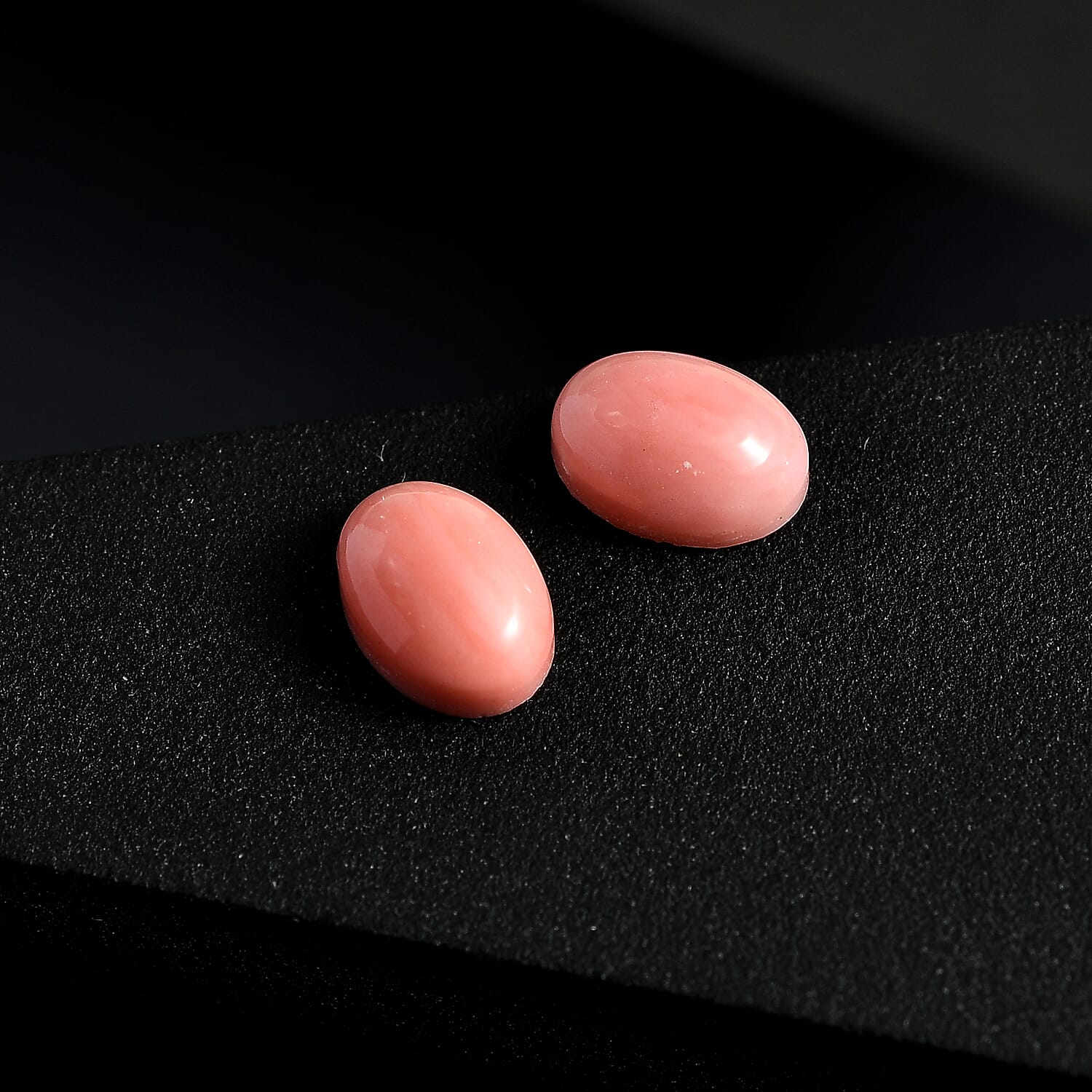 Peach Opal Set of 2 (Ovl 7x5 mm) 1.09 ctw Loose Gemstone