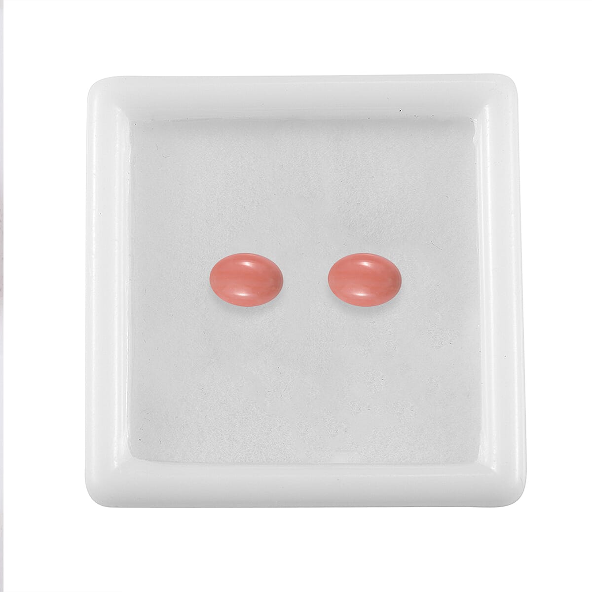 Peach Opal Set of 2 (Ovl 7x5 mm) 1.09 ctw Loose Gemstone