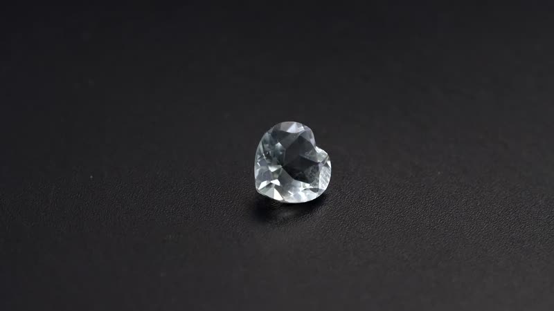 AA Montezuma Prasiolite (Hrt 8 mm) 1.49 ctw Loose Gemstone