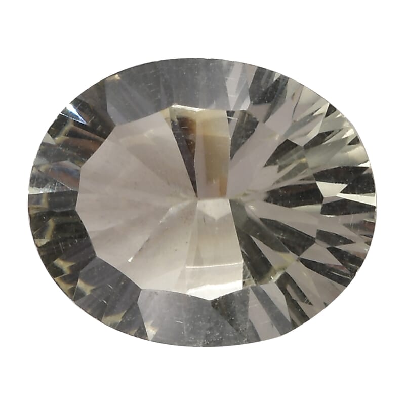 Montezuma Prasiolite (Ovl 12x10 mm) 4.13 ctw Loose Gemstone