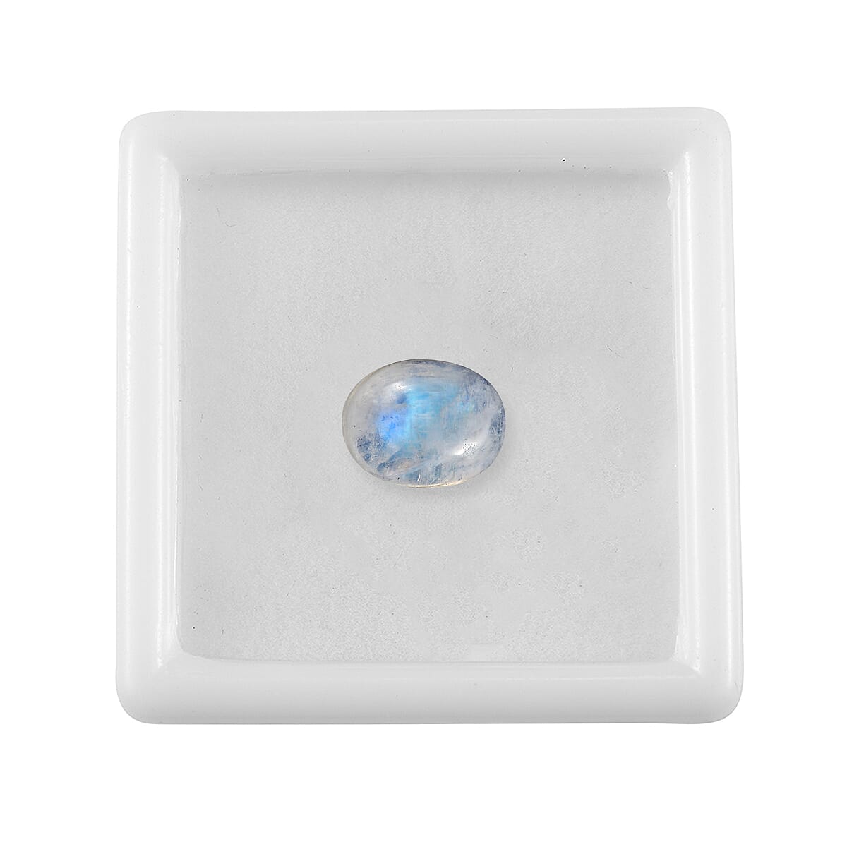 Rainbow Moonstone (Ovl 10x8 mm) 2.64 ctw Loose Gemstone