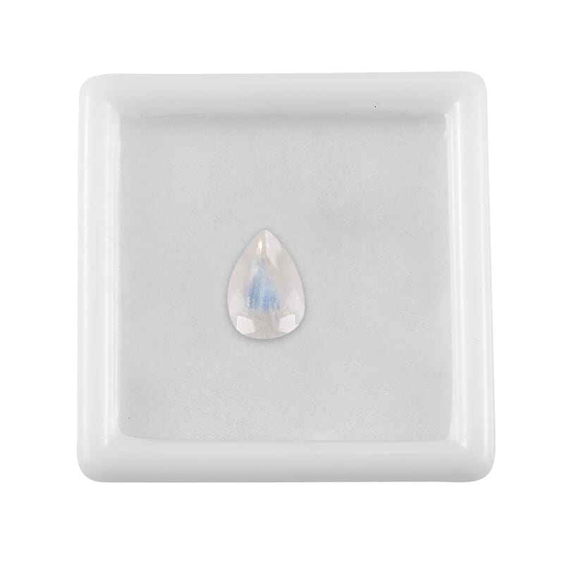 Rainbow Moonstone (Pear 10x7 mm) 1.50 ctw Loose Gemstone