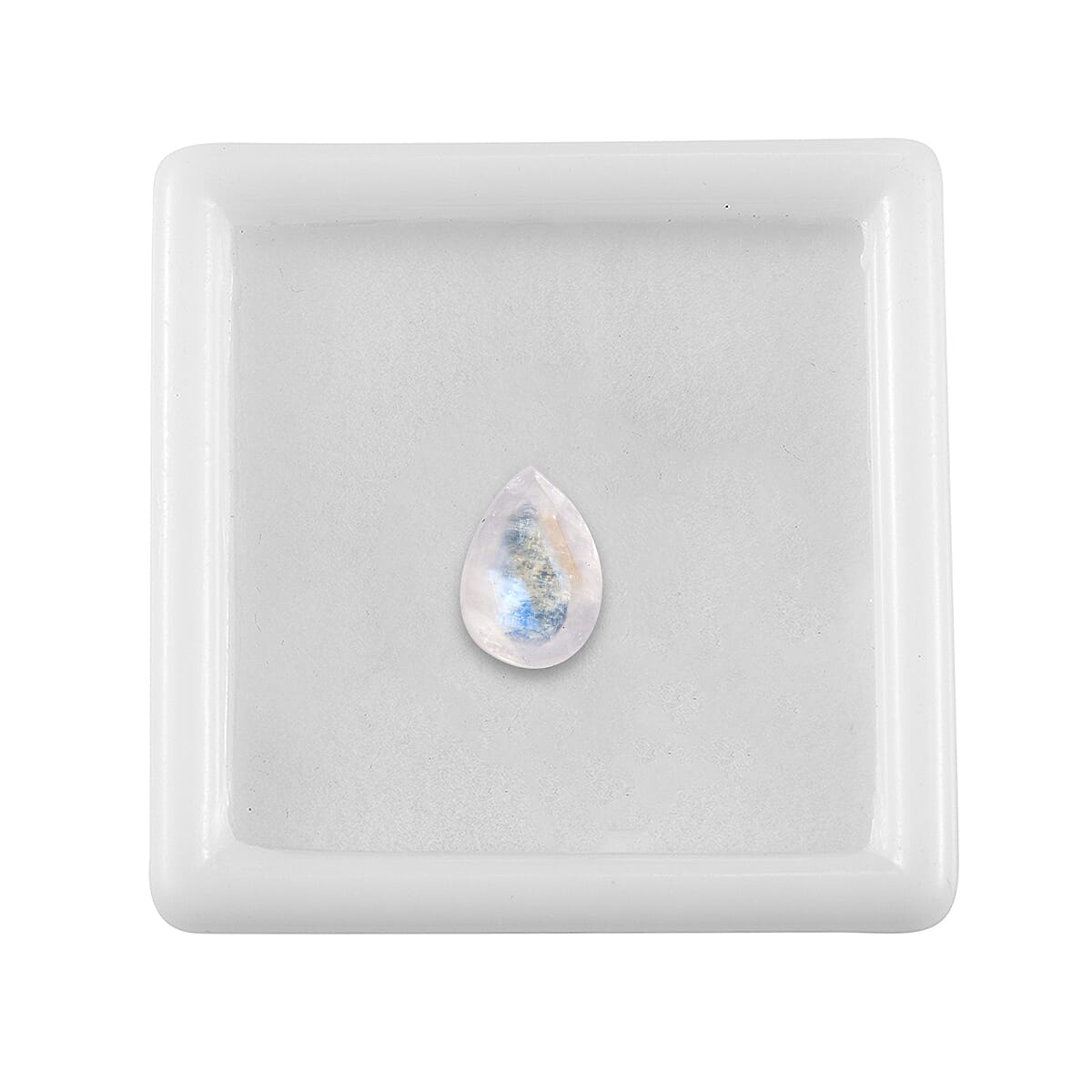 Rainbow Moonstone (Pear 10x7 mm) 1.88 ctw Loose Gemstone