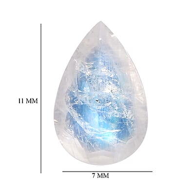 AA Rainbow Moonstone (Pear 11x7 mm) 1.84 ctw Loose Gemstone
