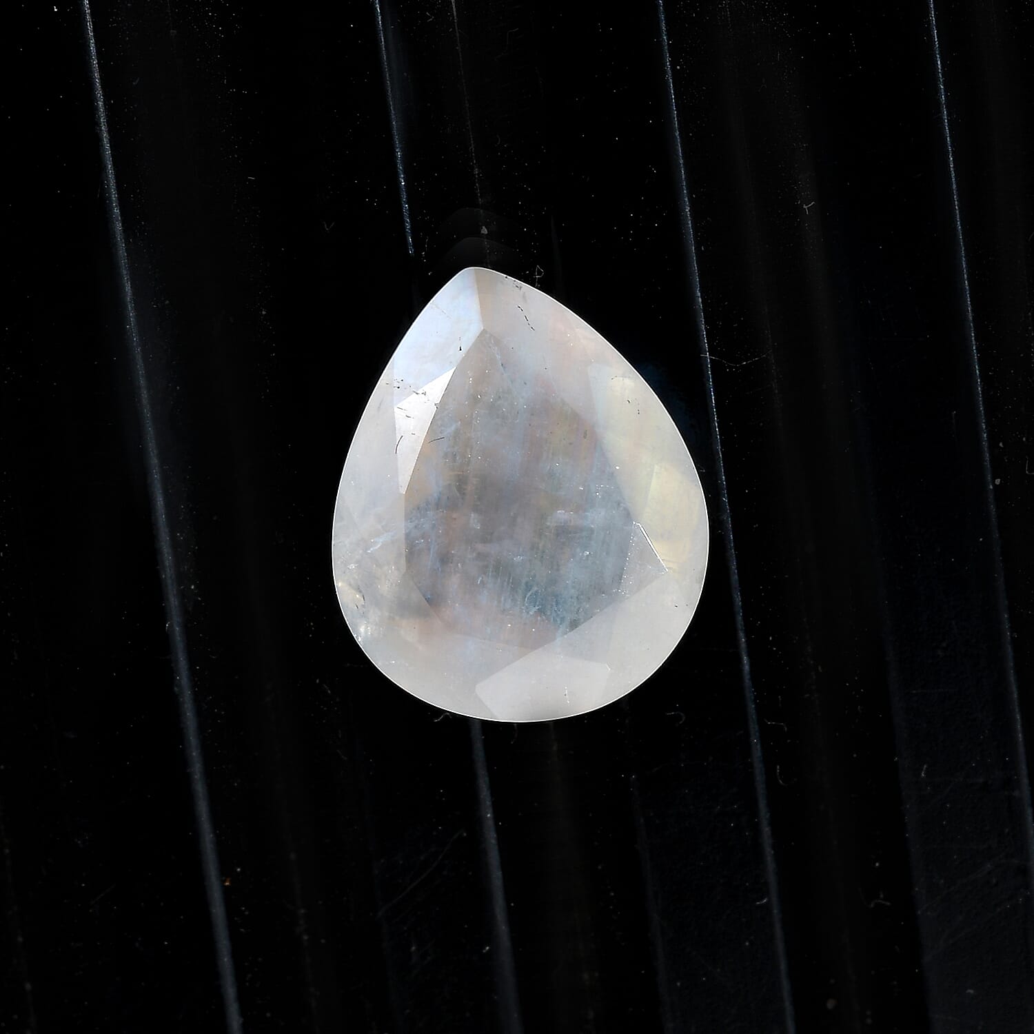 AA Rainbow Moonstone (Pear 12x10 mm) 3.86 ctw Loose Gemstone