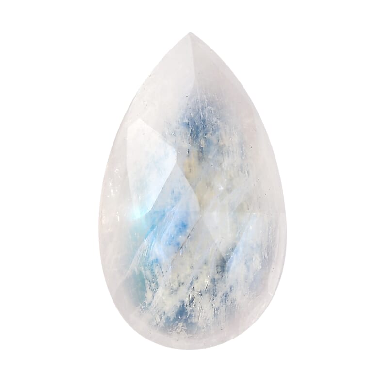 Rainbow Moonstone (Pear 14x8 mm) 3.12 ctw Loose Gemstone