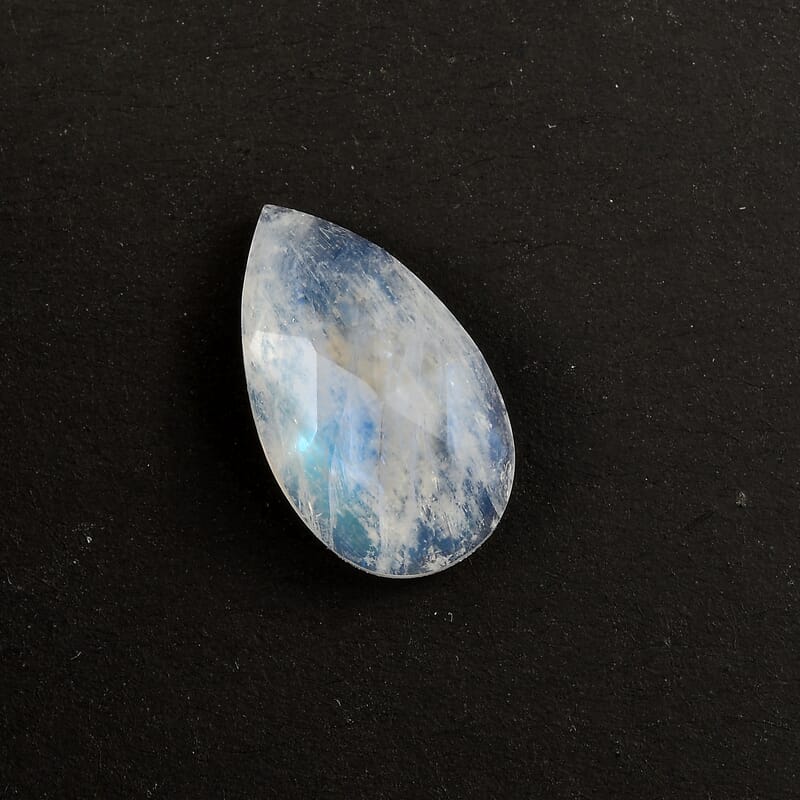 Rainbow Moonstone (Pear 14x8 mm) 3.12 ctw Loose Gemstone