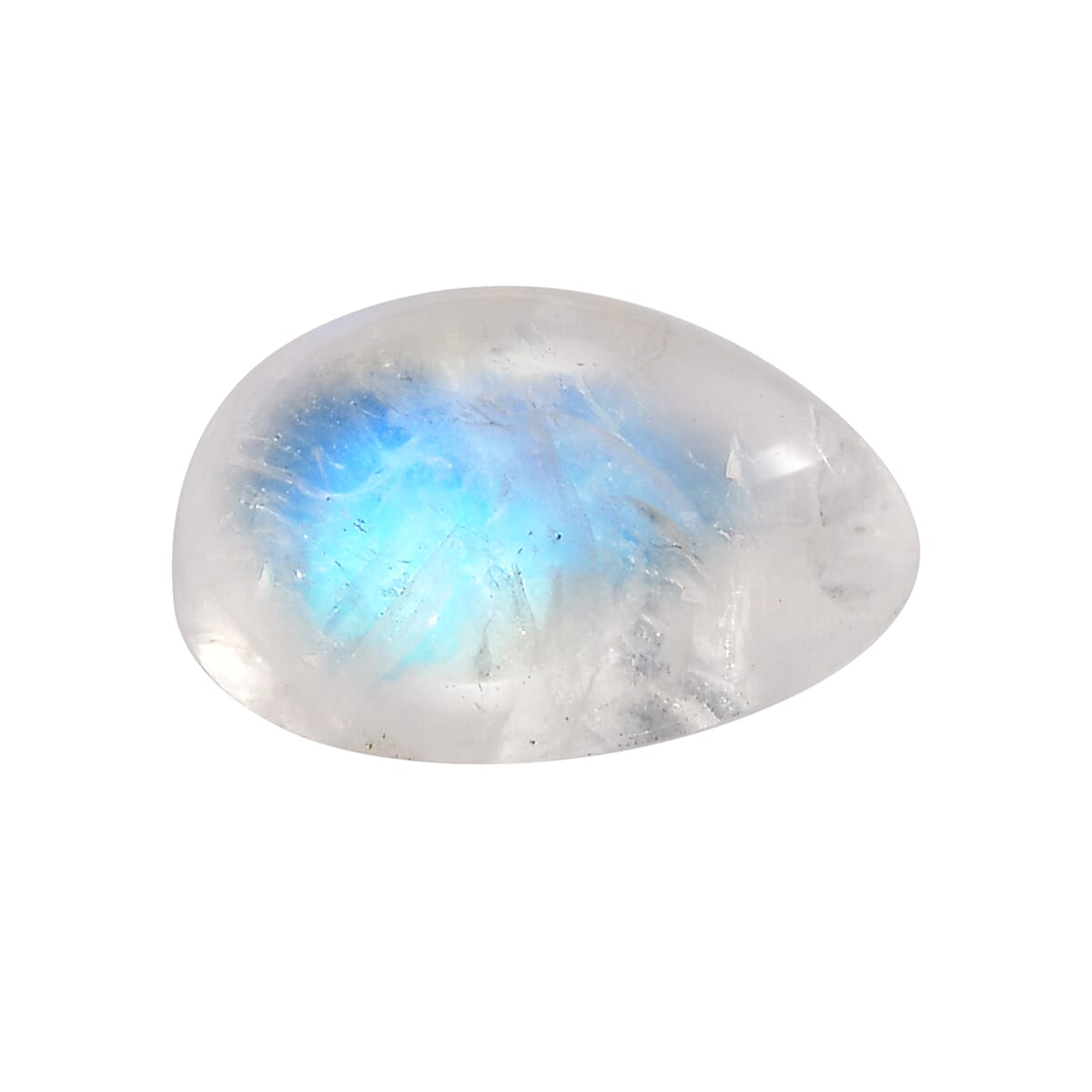 Rainbow Moonstone (Pear 8x5 mm) 1.05 ctw Loose Gemstone