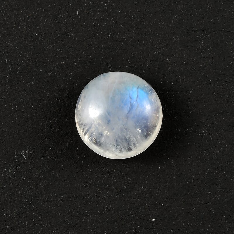 Rainbow Moonstone (Rnd 7 mm) 1.54 ctw Loose Gemstone