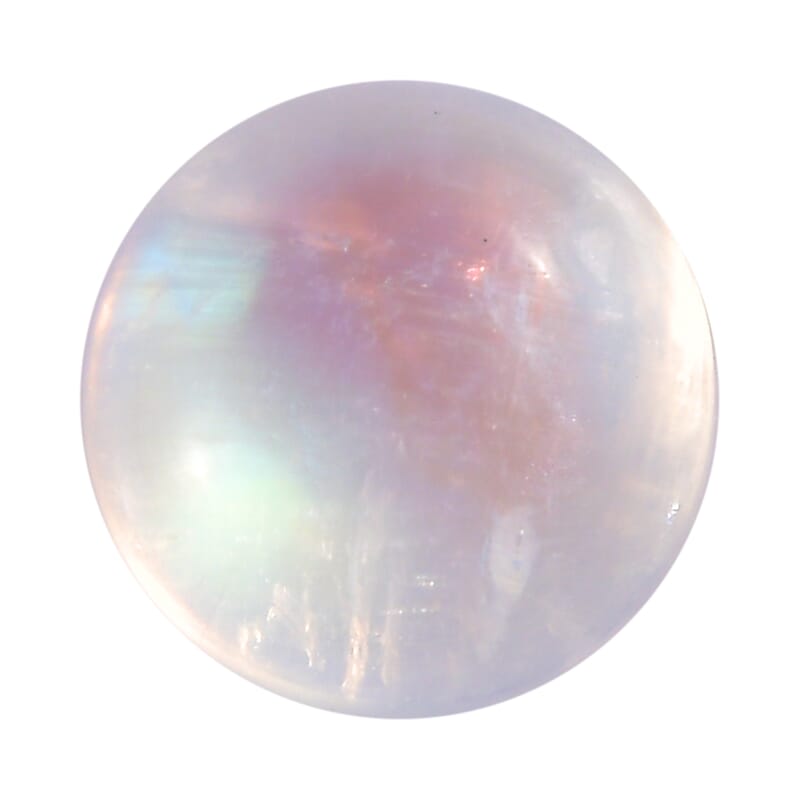 AA Rainbow Moonstone (Rnd 7 mm) 1.46 ctw Loose Gemstone