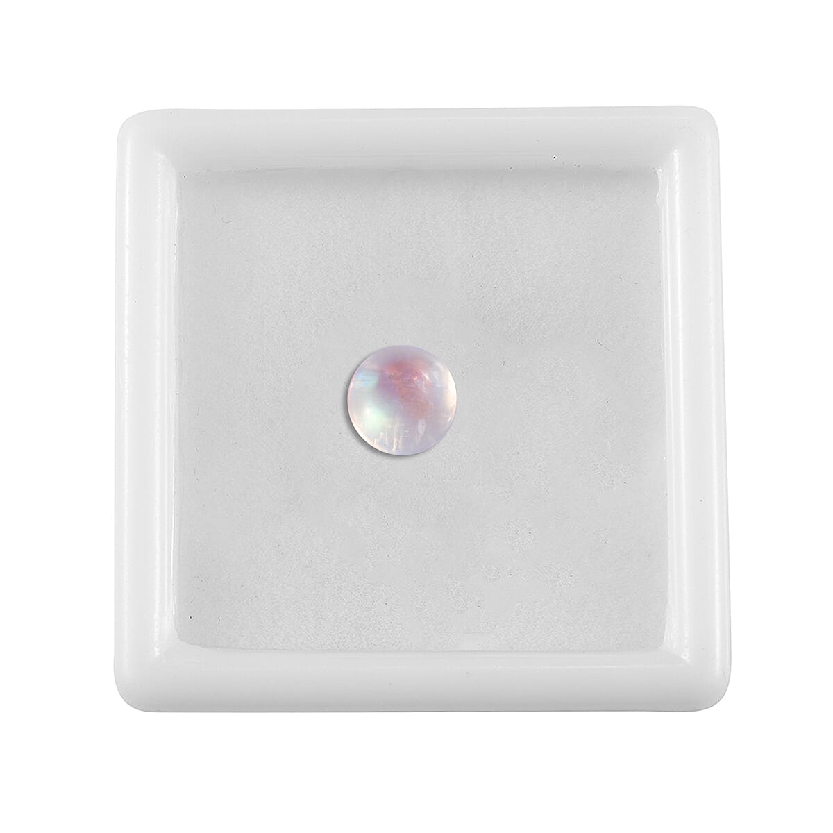 AA Rainbow Moonstone (Rnd 7 mm) 1.46 ctw Loose Gemstone image number 3