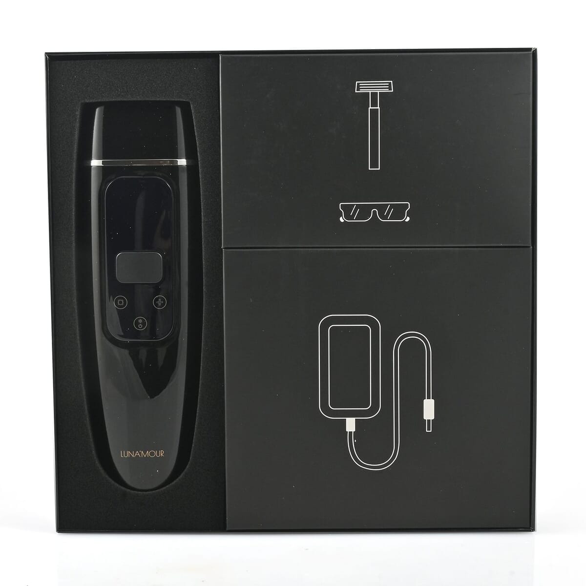 Luna'Mour CoolPro Intense Pulse Light Therapy Device Ice Technology, Skin Revitalizing, Blemish Lightening, and Hair Removing Device (FDA Approved) image number 1