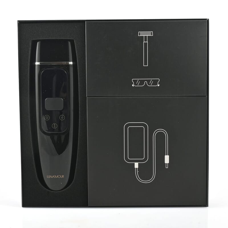 Luna'Mour CoolPro Intense Pulse Light Therapy Device Ice Technology, Skin Revitalizing, Blemish Lightening, and Hair Removing Device (FDA Approved)