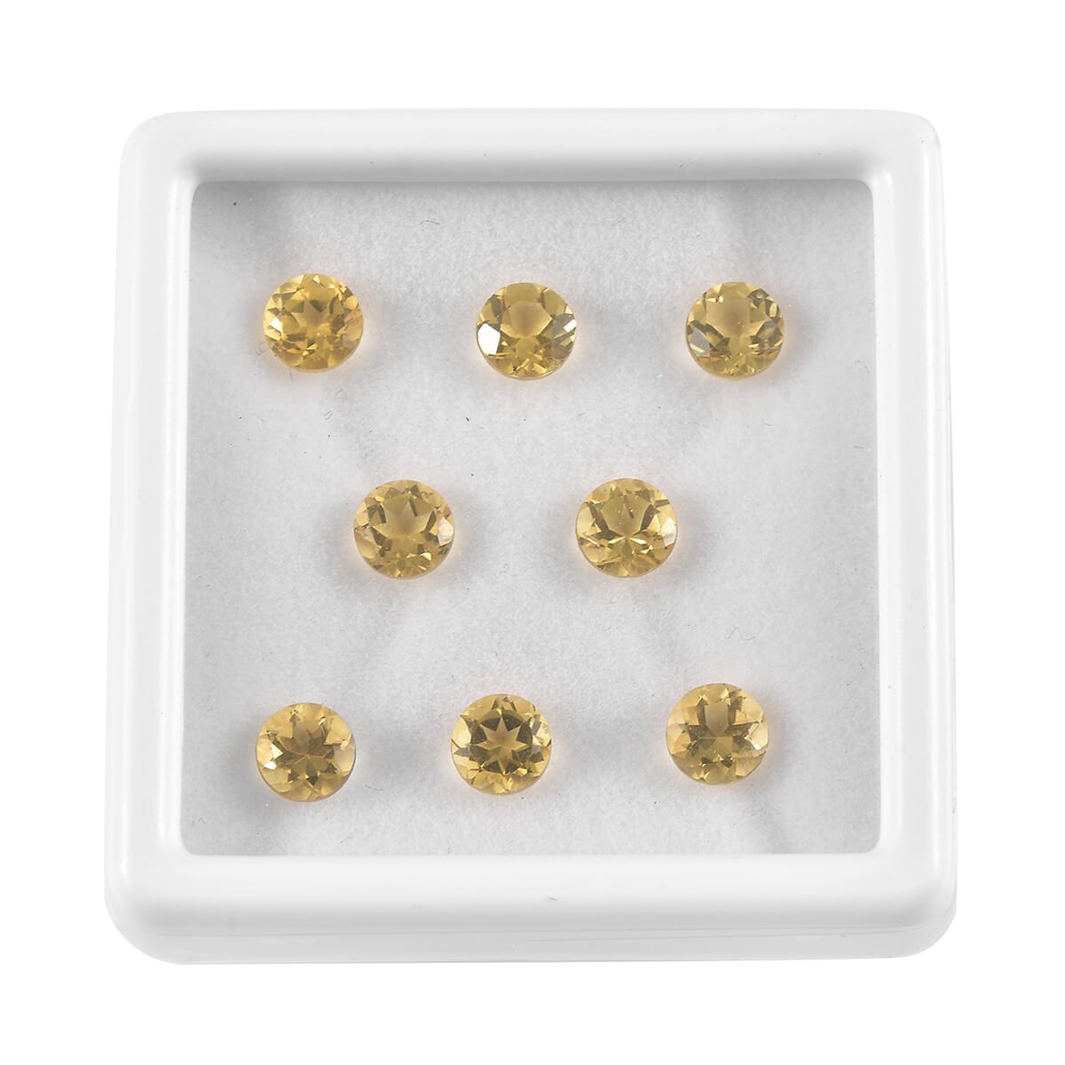 Yellow Beryl Assorted Box (Rnd 5 mm) 4.00 ctw Loose Gemstone image number 0
