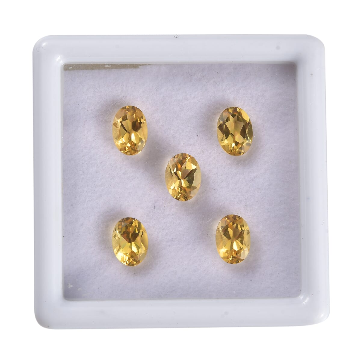Yellow Beryl Assorted Box (Ovl 7x5 mm) 4.00 ctw Loose Gemstone image number 0