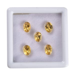 Yellow Beryl Assorted Box (Ovl 7x5 mm) 4.00 ctw Loose Gemstone