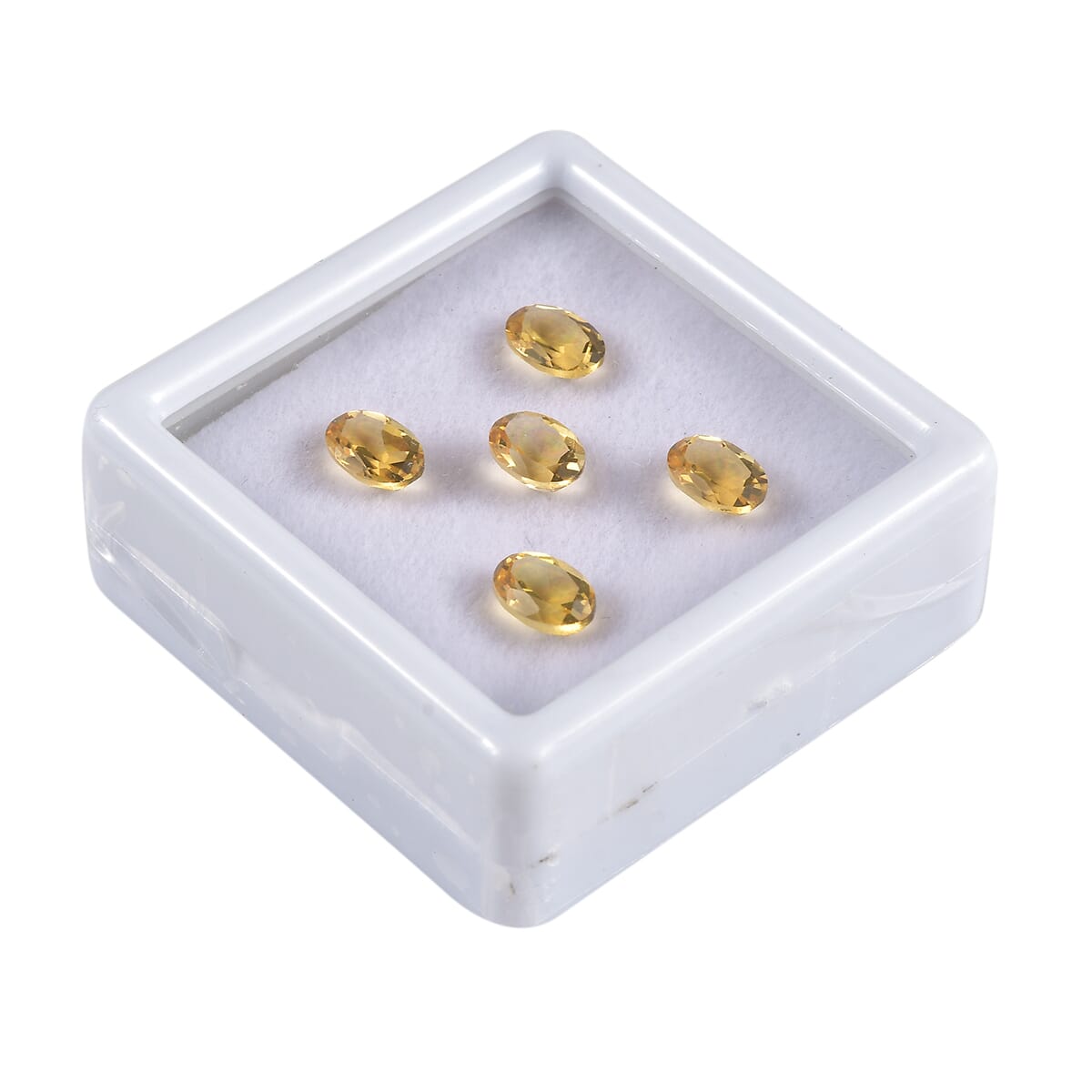 Yellow Beryl Assorted Box (Ovl 7x5 mm) 4.00 ctw Loose Gemstone image number 2
