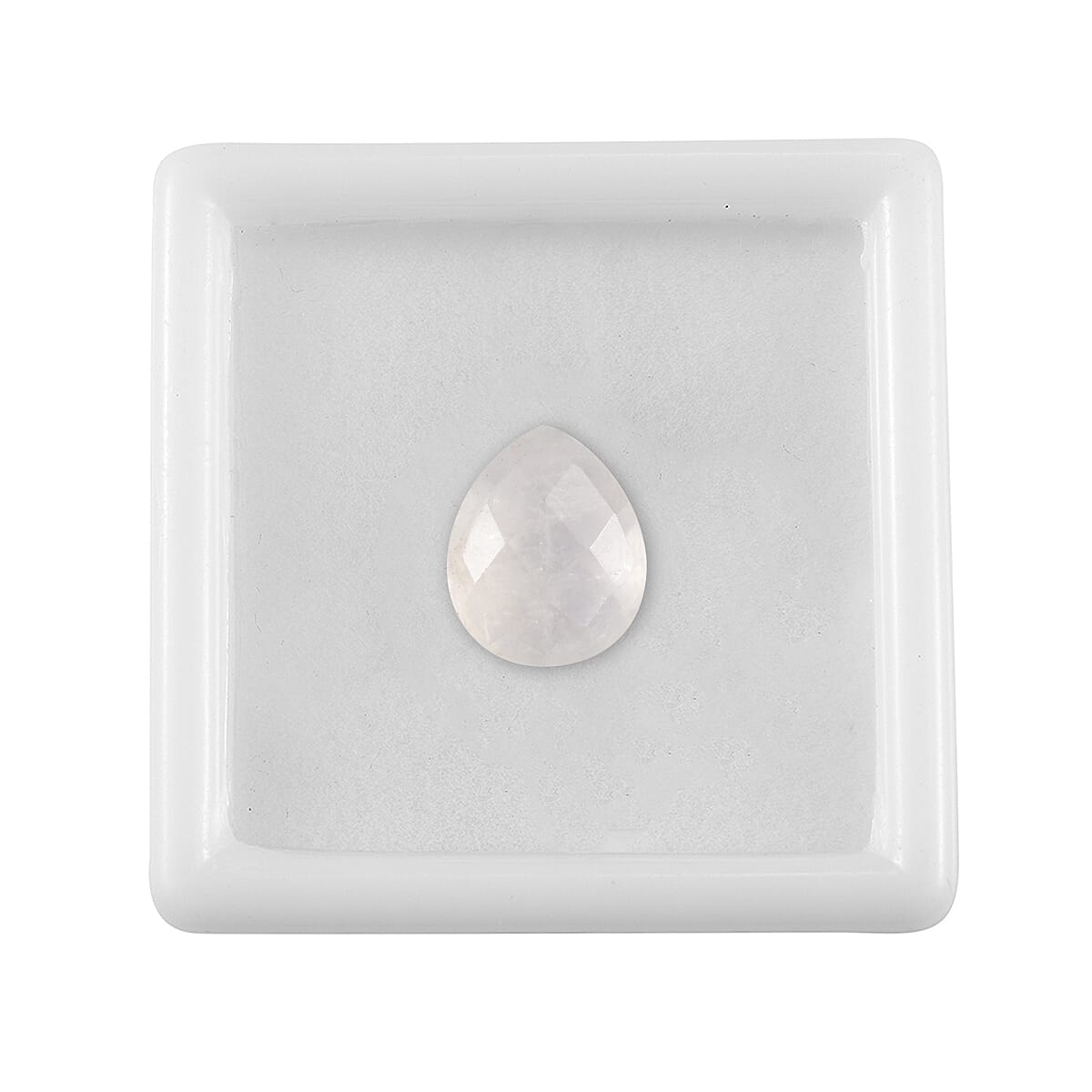 Rainbow Moonstone (Pear 12x10 mm) 3.74 ctw Loose Gemstone